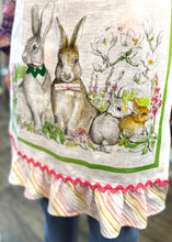 Load image into Gallery viewer, Vintage 1960's | Bunny Family in the Meadows Apron