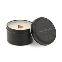 Load image into Gallery viewer, Cha Cha Chocolate Hutwoods Bergamot &amp; Anjou Pear Candle Luxury Travel Tin
