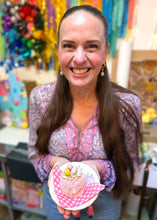 Load image into Gallery viewer, Midnight Bakes | Raspberry Easter Lamington Cakes