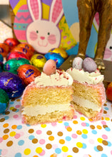 Load image into Gallery viewer, Midnight Bakes | Raspberry Easter Lamington Cakes