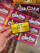 Load image into Gallery viewer, Cha Cha Chocolate Wonka Bar Golden Ticket