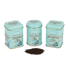 Load image into Gallery viewer, Vintage Victorian Mini Tea Tin Set of 3
