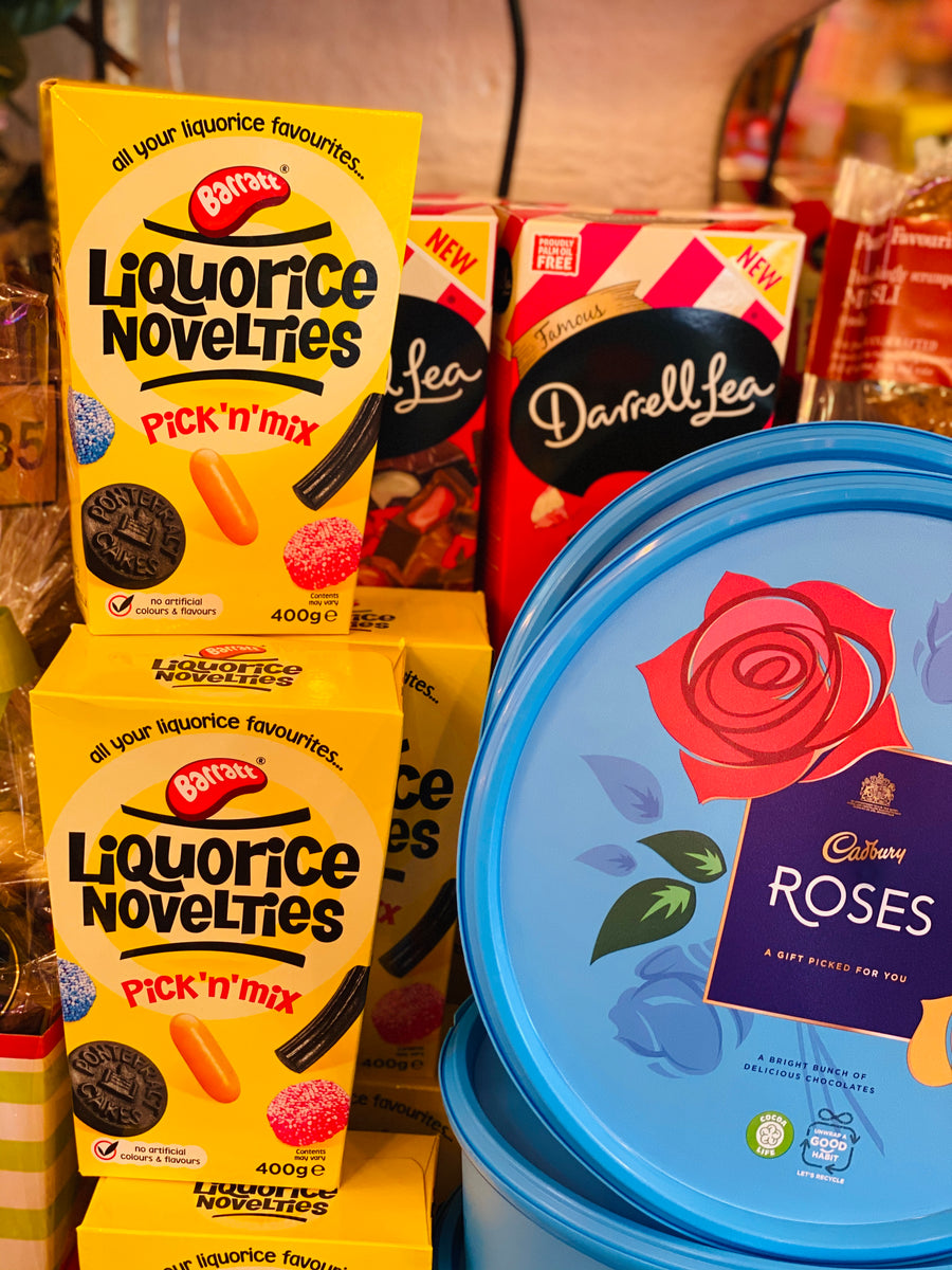 Barrett’s Licorice Novelty Box 400g Cha Cha Chocolate