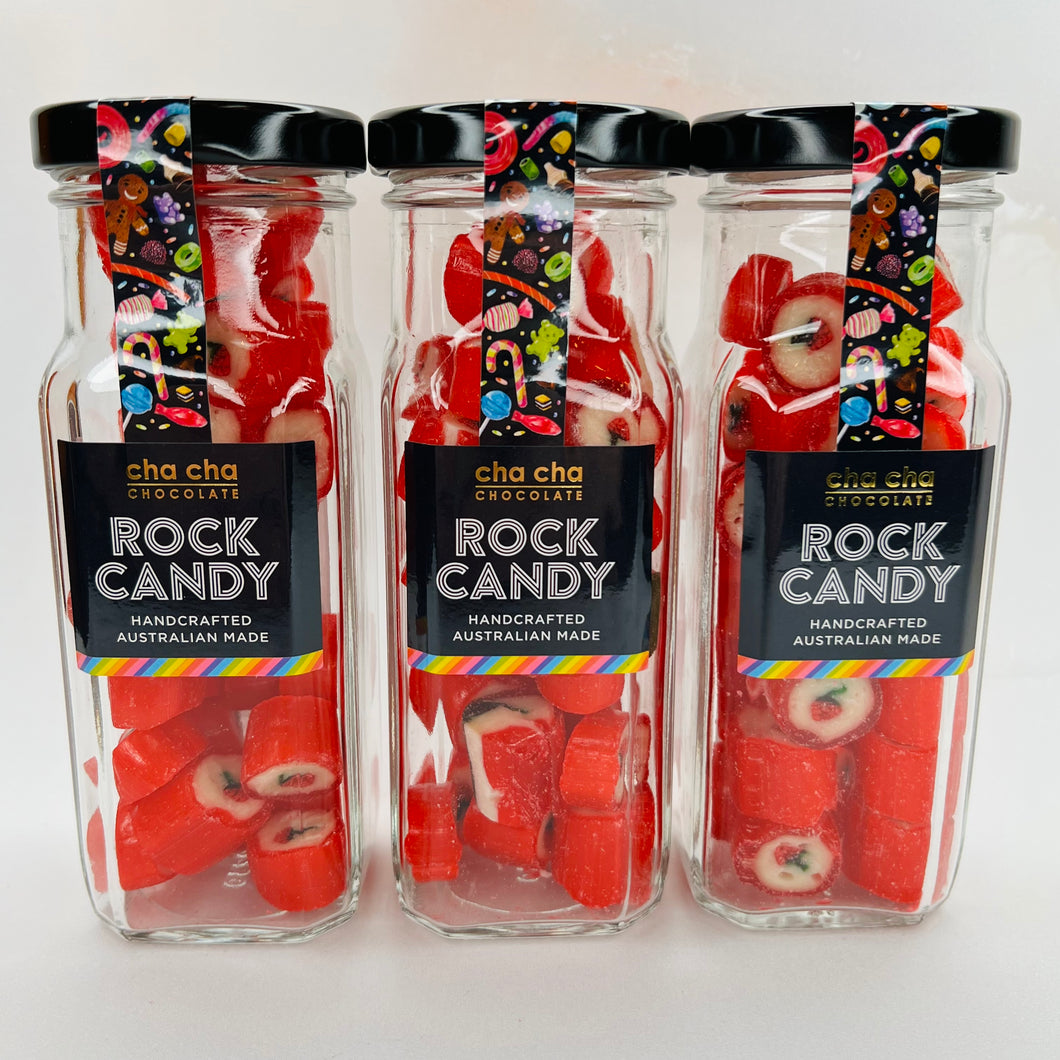 Strawberry Rock Candy