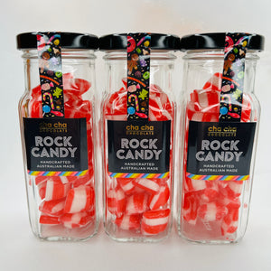 Peppermint Bullseyes Rock Candy