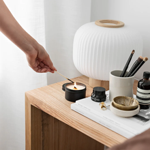 Load image into Gallery viewer, Cha Cha Chocolate Hutwoods Cedar Leaf &amp; Vanilla Bean Candle Luxury Travel Tin
