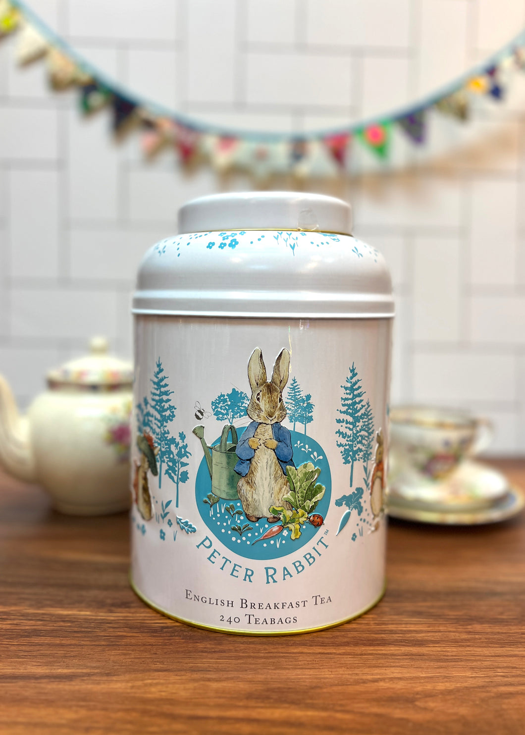 Cha Cha Chocolate Tea Caddy Peter Rabbit Tin Caddy