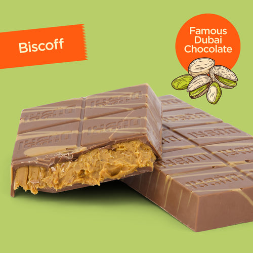 Cha Cha Chocolate Dubai Chocolate Bar - Biscoff