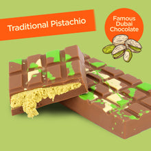 Load image into Gallery viewer, Cha Cha Chocolate Dubai Chocolate Bar - Traditional Pistachio 
