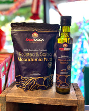 Load image into Gallery viewer, Red Rock Macadamias Premium Macadamia Oil and Roasted and Salted Macadamia Nuts
