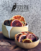 Load image into Gallery viewer, Cha Cha Chocolate Singing Magpie Produce Sun-dried Riverland Citrus Slices
