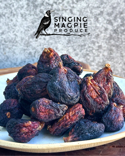 Singing Magpie Produce Semi Sun-dried Black Genoa Figs