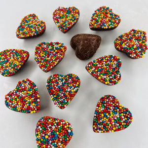 Chocolate Freckle Hearts