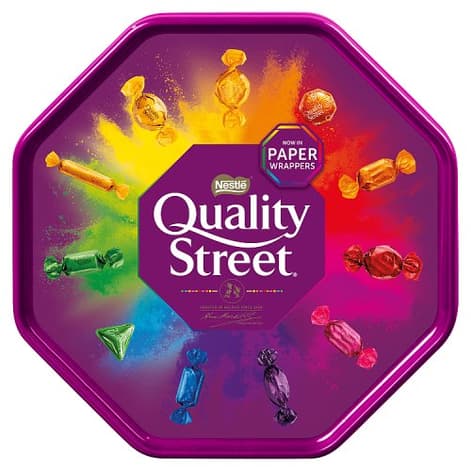 UK Quality Streets Carton Tub 600g
