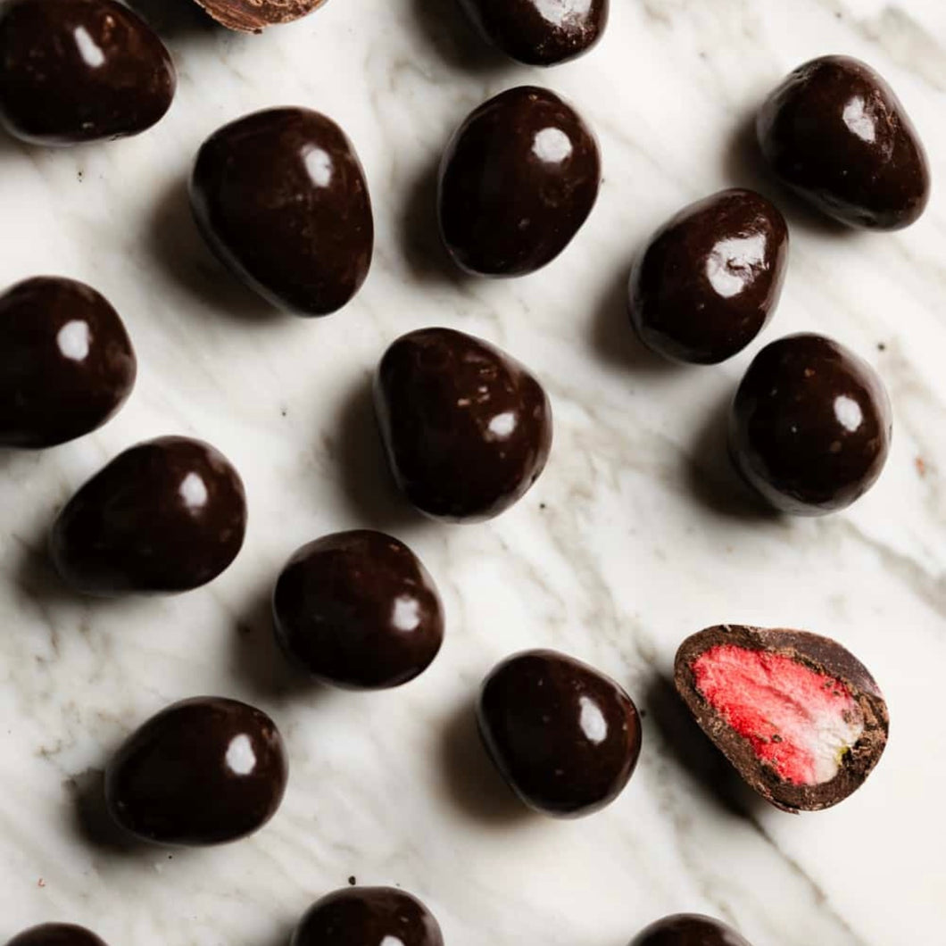 Dark Chocolate Freeze Dried Strawberries
