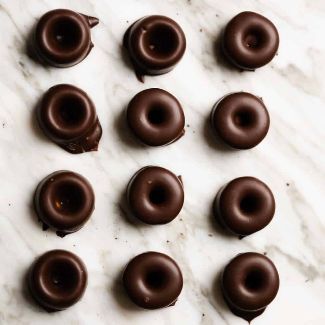Dark Chocolate Aniseed Rings