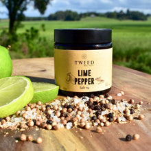 Load image into Gallery viewer, Lime &amp; Pepper Grinder Salt
