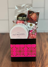 Load image into Gallery viewer, Hutwoods Travel Tin Candle and Maleny Chocolate Bar
