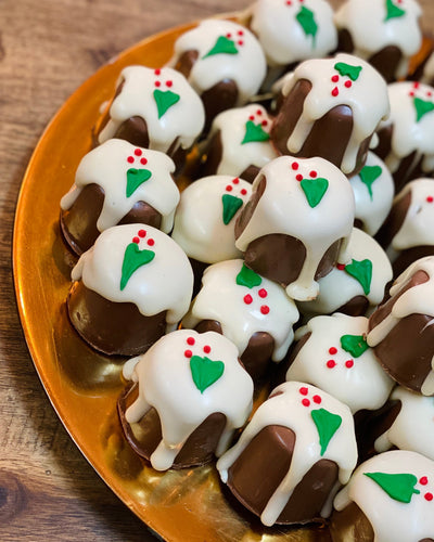 Cha Cha Chocolate Christmas Mini Rum Pudding 