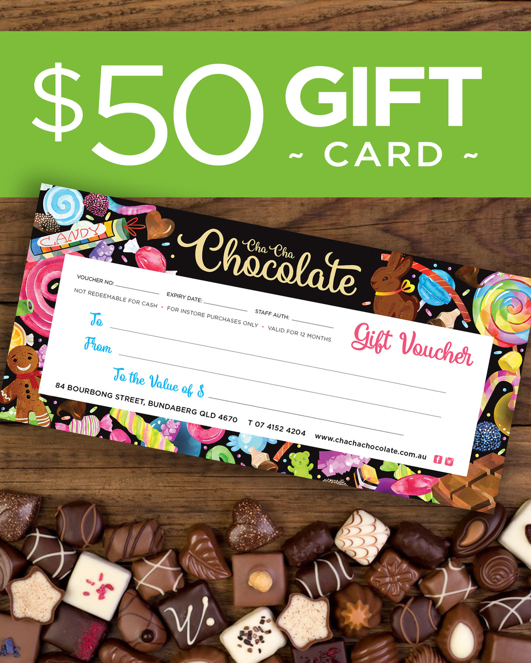$50 Gift Card Voucher