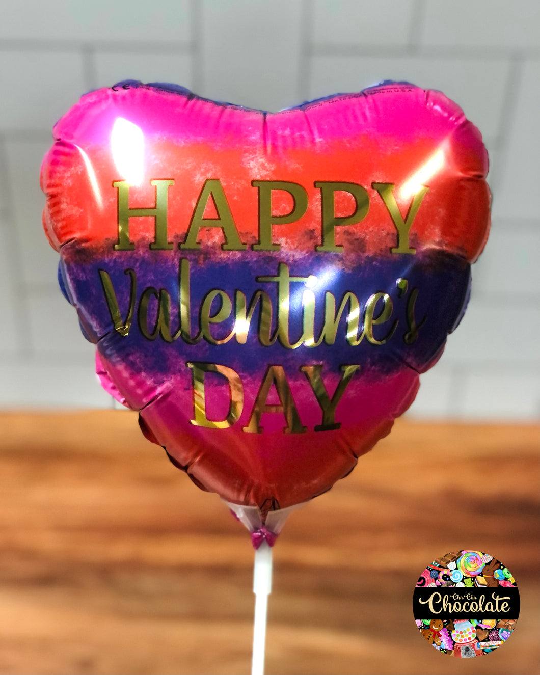 Air Inflated Balloon - Happy Valentines Day Heart
