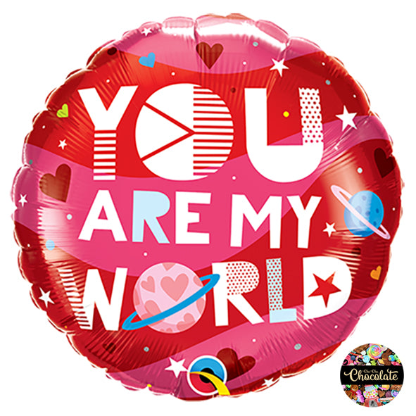 You Are My World Foil Balloon