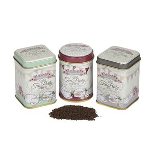 English Tea Party Mini Tin Set of 3