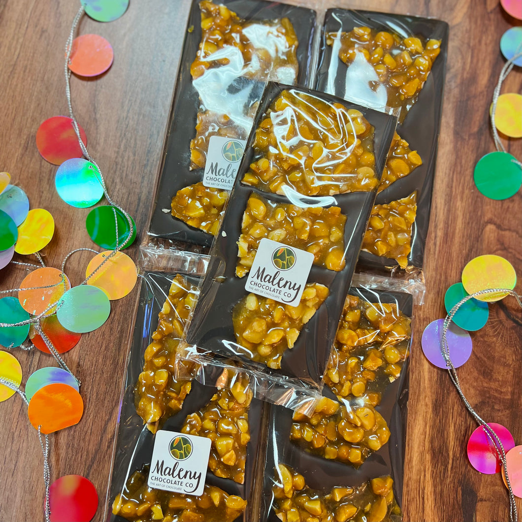 Macadamia Nut Brittle Dark Bar