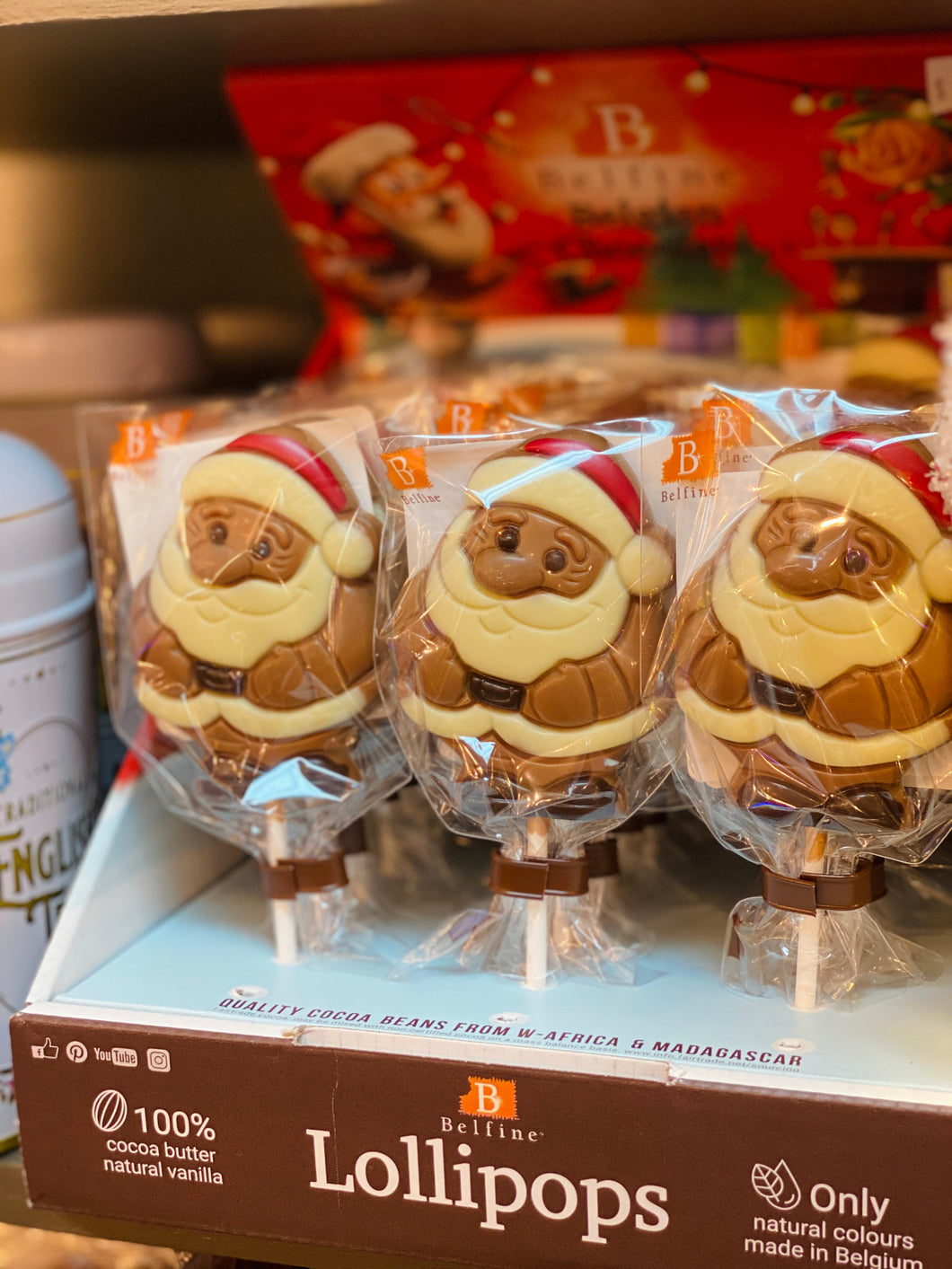 Santa Claus Chocolate Lollipop
