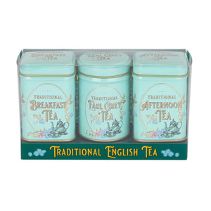 Vintage Victorian Mini Tea Tin Set of 3