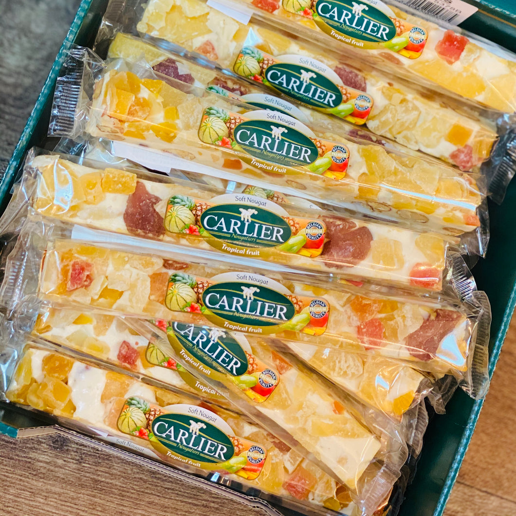 Carlier Deluxe Nougat Bar Tropical Fruit