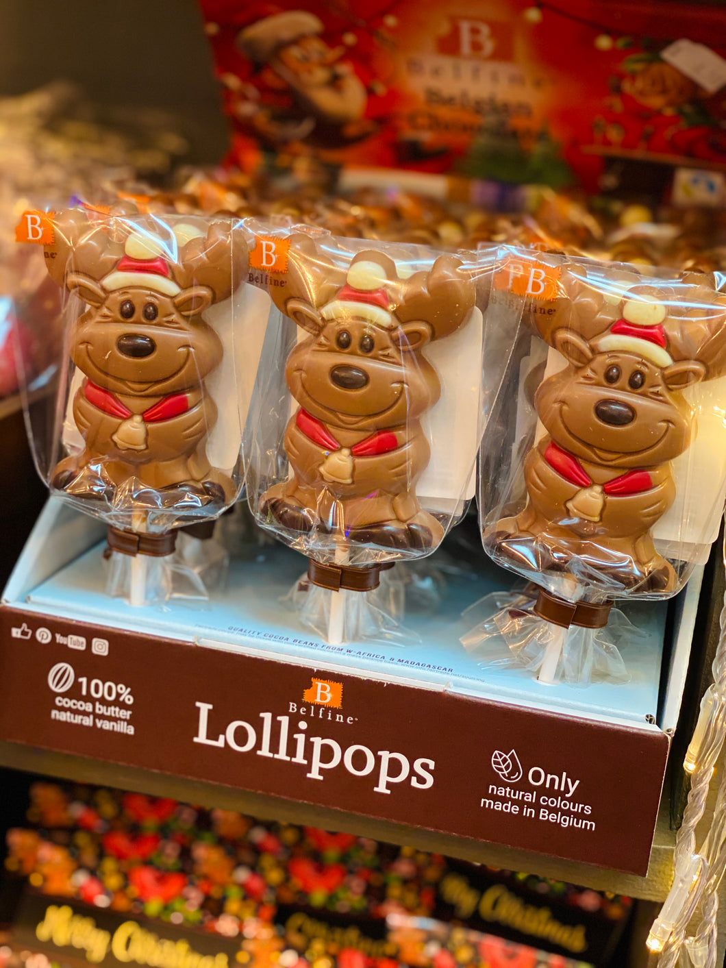 Reindeer Chocolate Lollipop
