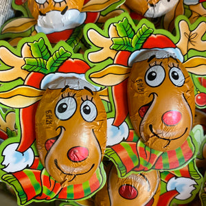 Novelty Chocolate Rudolph Reindeer