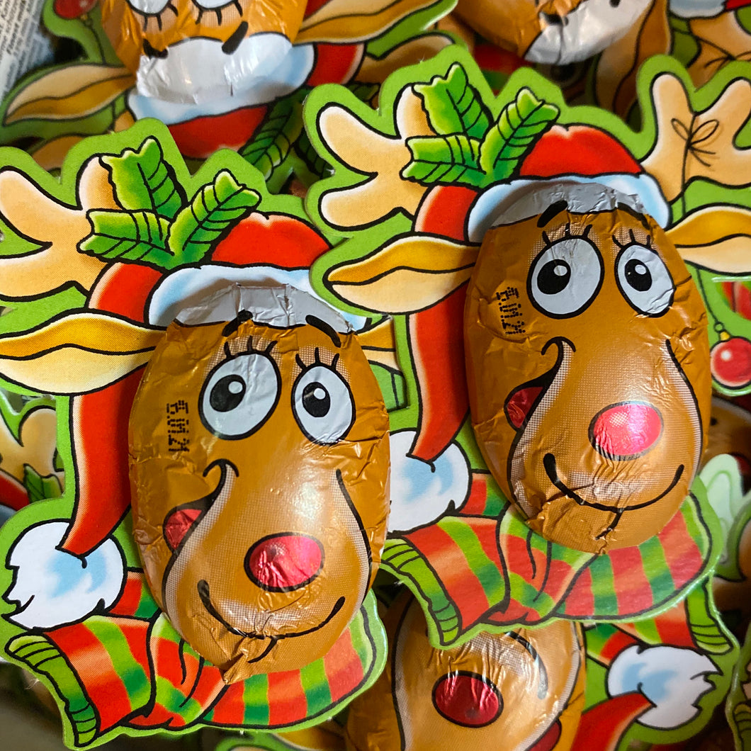 Novelty Chocolate Rudolph Reindeer