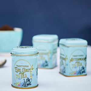 Vintage Victorian Mini Tea Tin Set of 3