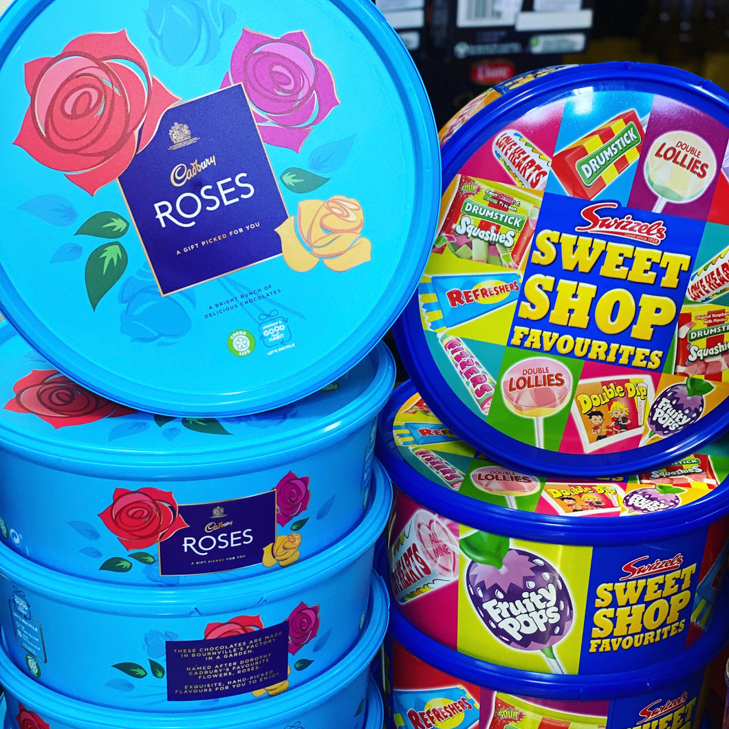 UK Cadbury Roses Tub 550g