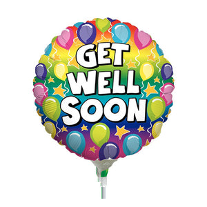 Get Well Soon Round Bright Mini Balloon