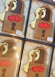 Chocolate Heart Padlock