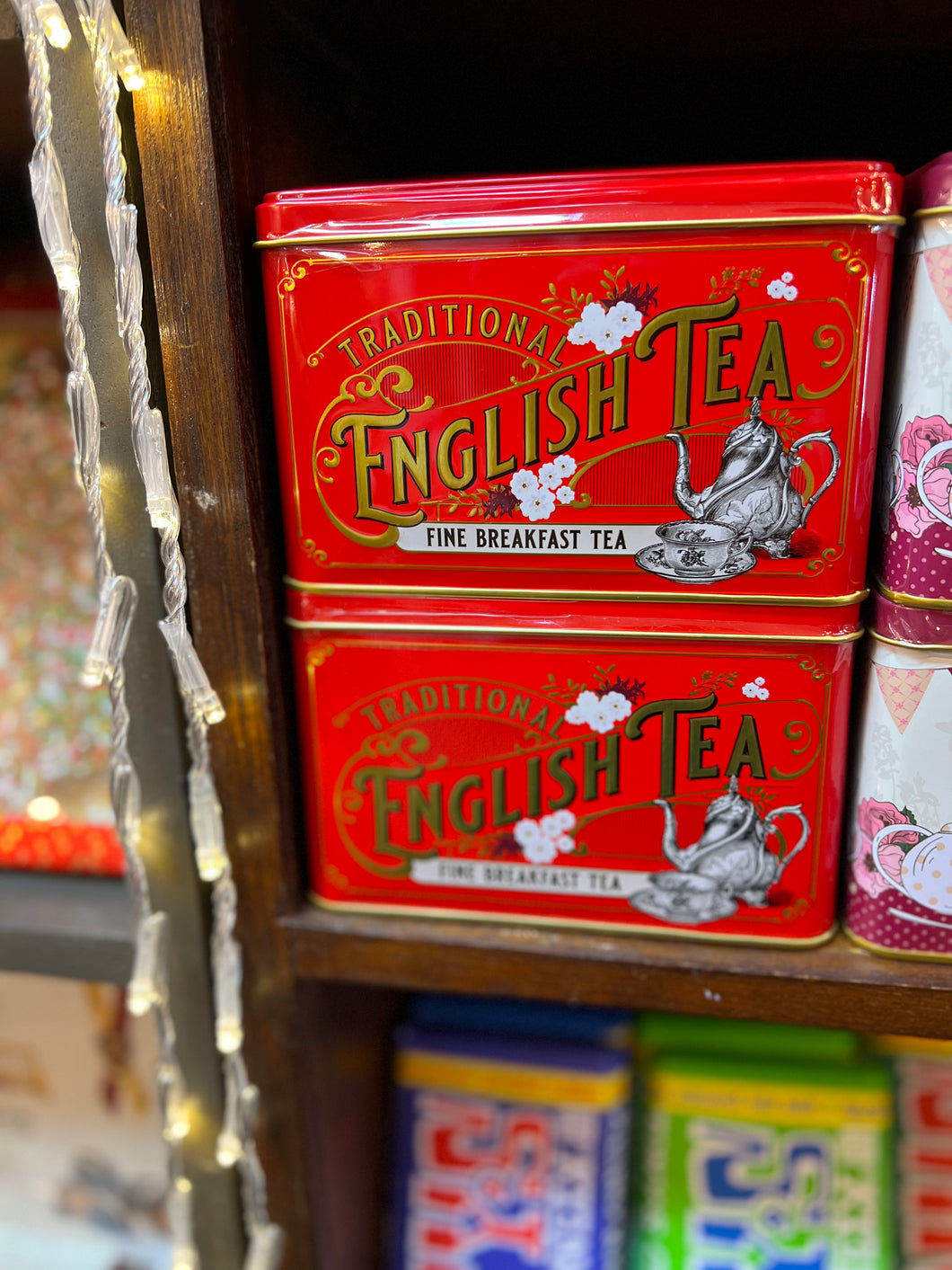 Vintage Victorian Fine Breakfast Tin 40 Tea Bags